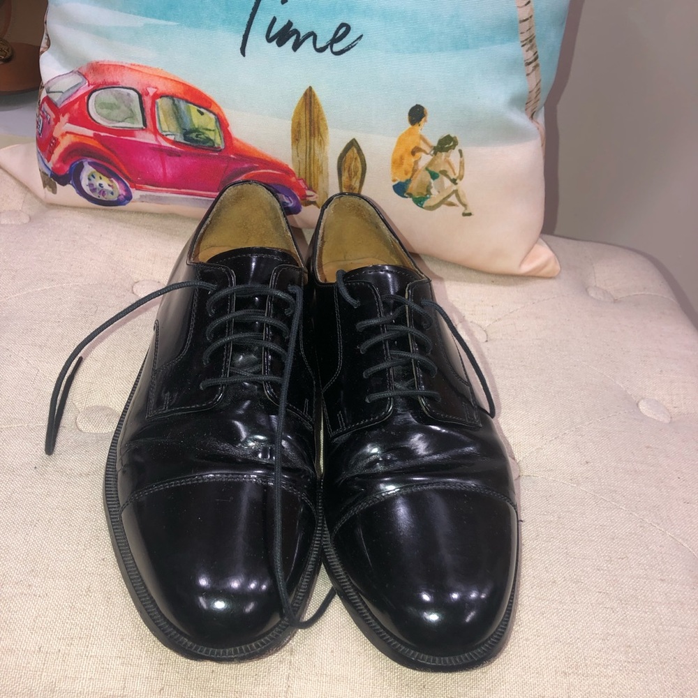Cole Haan 08330 Caldwell Cap Toe Oxford Black Dress Shoes - Picture 6 of 11